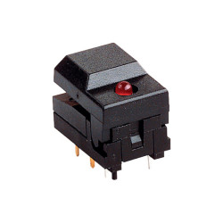 Zip Switch 604108 Sub Miniature Flat Button with LED Momentary 12 V 30 mA