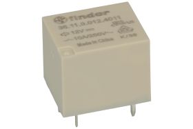 Przekaźnik; elektromagnetyczny miniaturowy; 36.11.9.012.4011; 12V; DC; 1 styk przełączny; 10A; 250V AC; do druku (PCB); Finder;