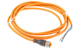 Przewód czujnik-siłownik ze złączem Złącze M12 liczba rdzeni 4 długość 2m Rodzaj A Żeńskie