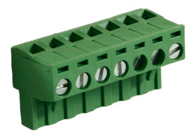 Klucz polaryzacyjny 7 -pinowe raster 5mm Przepust Żeński RS PRO