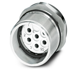 Złącze wielostykowe przemysłowe 6-pinowe M23 Montaż w przegrodzie Gniazdo Phoenix Contact