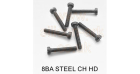 8BA x 1/2&quot; steel cheese head screw (pack of 25)
