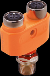Y splitter, 3 x M12 for sensors, EBC118