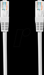 CCGT85100WT75 Patch cable, Cat.5e, U/UTP, 7,5 m, grey