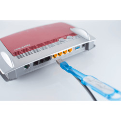 BS08-27036 Patch cable, Cat. 6a, easy pull, white, 2.0 m