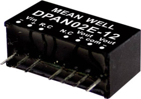MW Mean Well DPAN02A-15 Moduł przetwornicy DC/DC 67 mA 2 W Ilość wyjść: 2 x Content 1 szt.