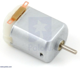 Pololu Brushed DC Motor: 130-Size, 6V, 11.5kRPM, 800mA Stall