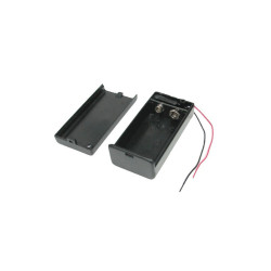 KOSZYK POJEMNIK BATERII 9V 6F22 PŁASKI Z WYŁĄCZNIKIEM ZAMYKANY 9V