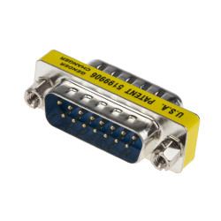 Adapter D-sub z typu D-Sub z 15 stykami na rodzaj Męski z rodzaju Męski na typ D-Sub z 15 stykami