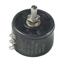 Potencjometr 10kΩ typ Obrotowy Vishay średnica wału 6,35 mm 3W długość wału 20.6mm średnica 46.02mm Montaż na łożysku