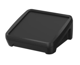 ABS enclosure kit, (L x W x H) 122 x 118 x 57.6 mm, black, IP65, 35112075.HMT1