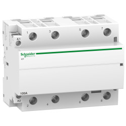 Stycznik 230 V AC Schneider Electric styki: 4 4,2 W 100 A 4NO Zatrzaskowy Śruba, typ tunelowy A9C20884