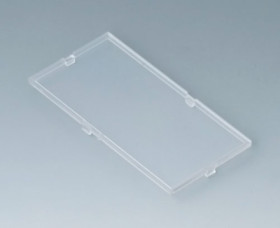 Front plate, PC, (W x H) 84 x 42 mm, transparent, B6804200