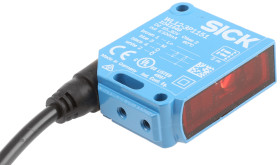 Czujniki fotoelektryczne Retrorefleksyjny w obudowie prostokątnej SICK PNP zakres 2 m LED