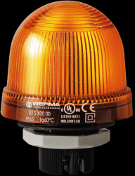 815 300 00 Recessed light, impact-resistant, yellow 12 - 240 V