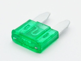 Bezpiecznik samochodowy nożowy 30A / 32V MINI (zielony)