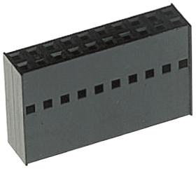 Obudowa złącza 20-pinowe 2-rzędowe raster: 2.54mm TE Connectivity Żeński AMPMODU MOD IV Złącze Centerline Mod IV