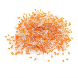 LED 3mm pomarańczowa - 1000 szt.