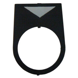 Tabliczka informacyjna czarna do lampek i przycisków NEF 30mm w dół W0-TI VIII