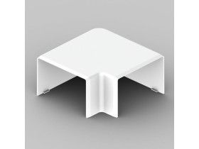 Element kątowy 8653, pokrywa gnąca do listwy LH 60x40, biały 8653_HB KOPOS
