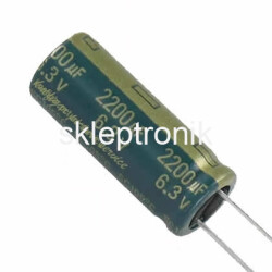 Kondensator elektr. low E.S.R. 3300uF/10V 3szt