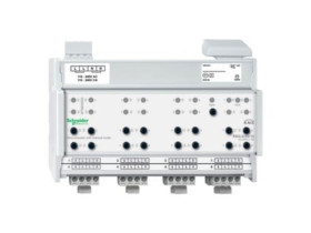 KNX Aktor roletowo-żaluzjowy REG-K 8x 230V 10A jasnoszary z uruchomieniem ręcznym MTN649808 SCHNEIDER ELECTRIC