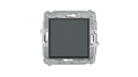 Mini Przycisk Jednobiegunowy Grafitowy Mat 28Mwp-4.1