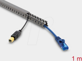 22025 Wiring Duct 16 x 16 mm - length 1 m grey