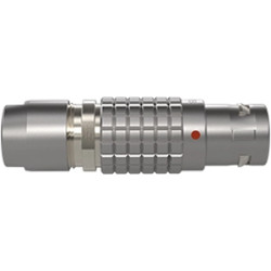 Plug, 6 pole, crimp connection, push pull, straight, FGJ.2B.306.CYMD82