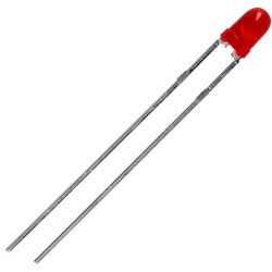 Kingbright L-7104LSURDK 3mm Super Bright Red LED Low Current