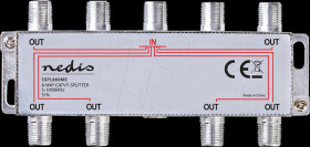 SSPL800ME CATV splitter, 5 - 1000 MHz, outputs: 8, 75 Ohm, zinc
