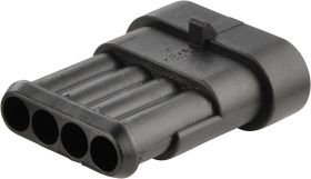 Obudowa gniazda z osłoną TE Connectivity AMP Superseal 282106-1, 14 A, 24 V, 4-pin