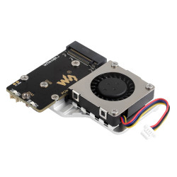 Waveshare M.2 Adapter with Active Cooler for Raspberry Pi 5