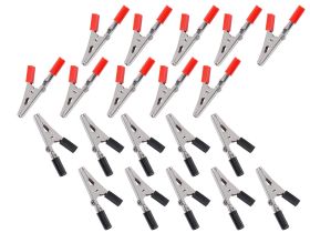 Krokodylek na wtyk banan 4mm - zestaw 20szt.