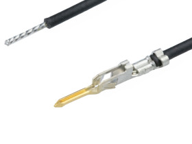 Przewód wstępnie zagniatany, seria: 36769, 24AWG, dł.: 300mm