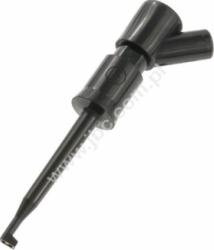 KLEPS 2 BU SW Chwytak mini, haczyk., z gn.2mm, L=66mm, czarny, Hirschmann, 973501100, KLEPS2BUSW