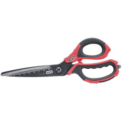 4K5 Tools 600.500A All-purpose Scissors Black/Red Titanium Coated