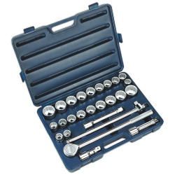 Sealey AK2582 Socket Set 26pc 3/4&quot;sq Drive - Walldrive - Duometric