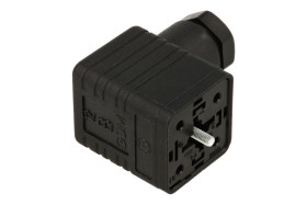 Gniazdo; elektrozaworu; GDM2011 931957100; 3 tory; format A; poliamid (PA); kątowe 90°; na przewód; śrubowy; z dławnicą PG11; 16