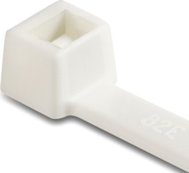 Cable tie, PA, (L x W) 100 x 2.5 mm, bundle-Ø 1.5 to 22 mm, white, -40 to 85 °C, 111-91819