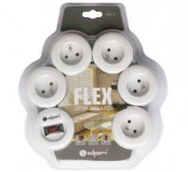 LISTWA ZASIL.FLEX 5 GN 1.5M