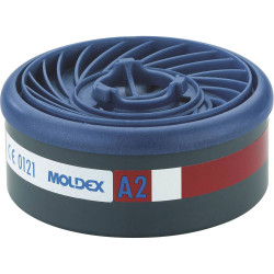 Moldex 920001 EasyLock Gas Filter A2 for 7000/9000 Masks 8 pieces