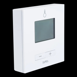 Regulator temperatury LBR-01-BIA prosty bateryjny biały przewodowy przekaźnikowy