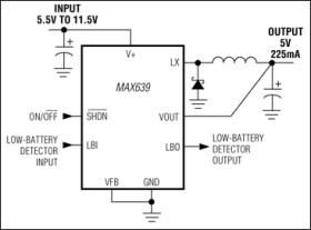 5V/3.3V/3V Adjustable, High-Efficiency, Low-I, Step-Down DC-DC Converters