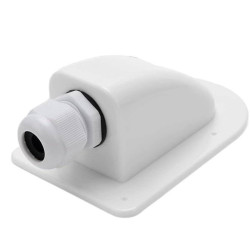 Przelotka przepust dachowa na 1 przewody kable solarne biała na dach kampera