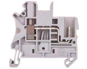 Złączka szynowa 2-przewodowa 2,5mm2 śrubowo/wtykowa szara UT 2,5/1P 3045017 /50szt./