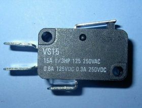 VS-15N01-1C 6,3mm MIKROPRZEŁ.15A/250VAC