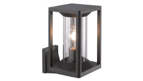 Kinkiet Zewnętrzny Porto M1931, E27 Max 15W, Ip65, Kolor Czarny, 0438621