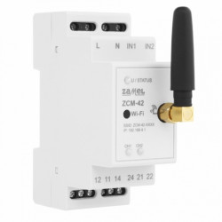 Zamel ZCM-42 - programator czasowy WiFi - 2x przekaźnik 230V/16A