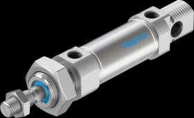 1908313 Standard cylinder, DSNU, dia. 25 mm, M10x1.25, G1/8, PPV